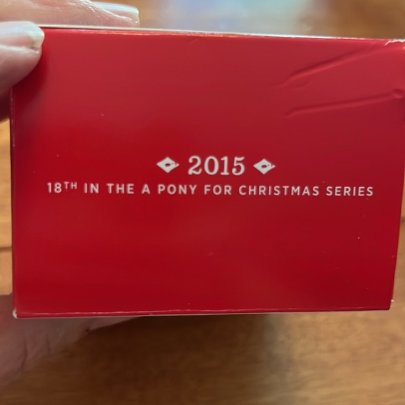NIB Hallmark Keepsake ornament. 2015. 18th in in the Pony for Christmas series. - Picture 2 of 13